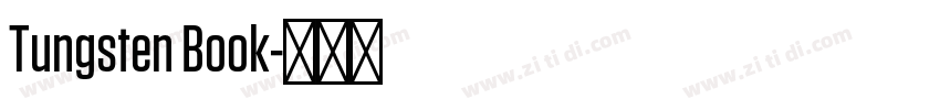 Tungsten Book字体转换 Tungsten Book字体转换